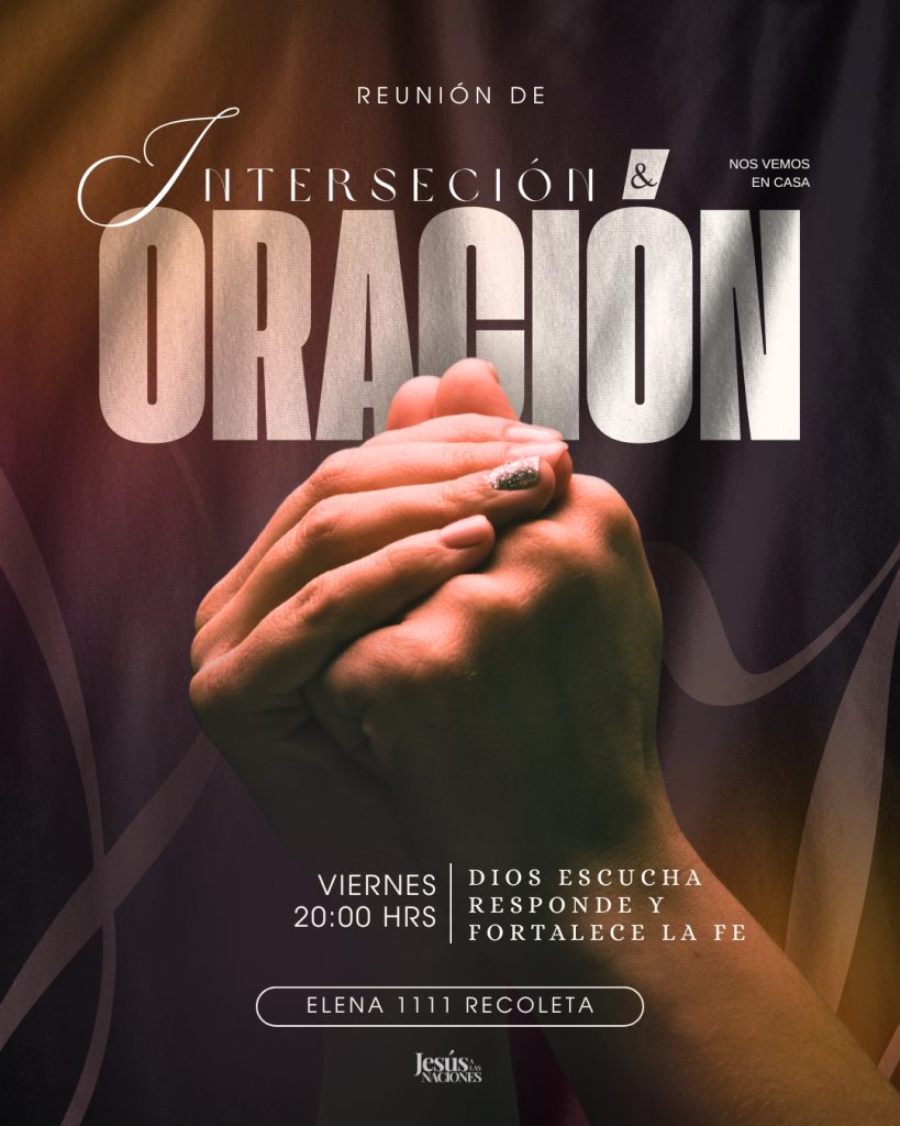 post de instagram invitación a reunión de oración elegante marrón
